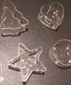 Alternative view of 茶蠟 蠟燭殻3.7公分（圓型，心型，聖誕樹，星星透明）