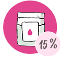 Ingredient Pourcentage Actif sachet 15