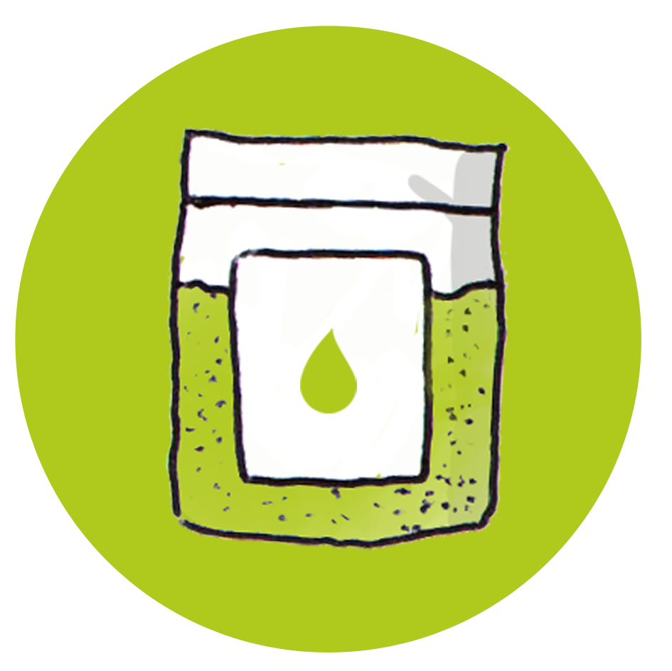 Ingredient Poudre plante Exfoliant sachet