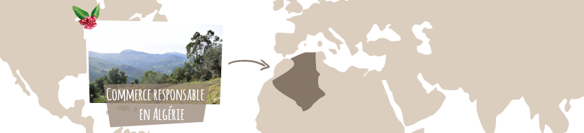 Carte commerce equitable Algerie