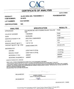 美國蘆薈膠(98%)exp.2703