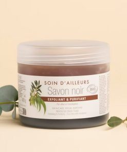 法國有機尤加利黑肥皂400g