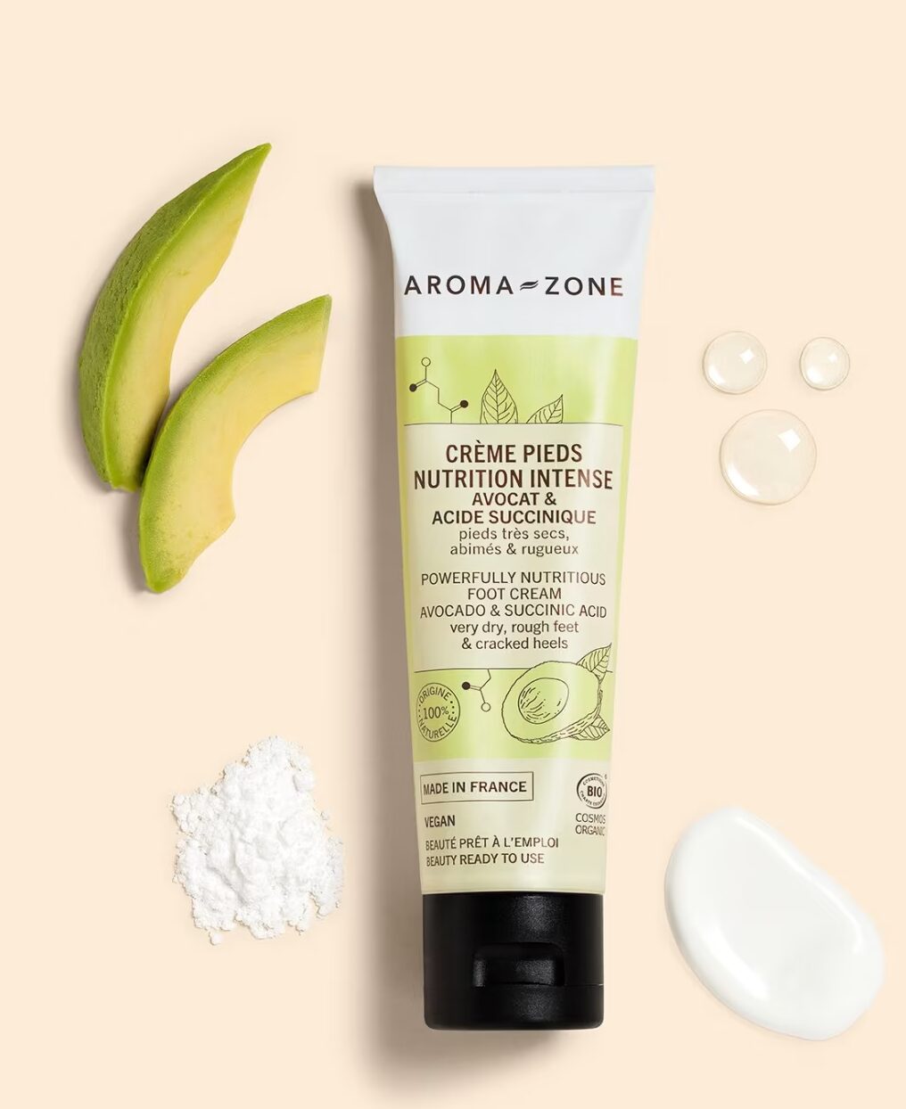 法國az酪梨 × 琥珀酸修護足霜